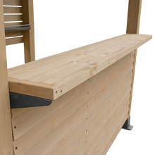 Igor Cedar Wood Add-On Gazebo Bar